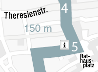 Karte zur nächsten Station