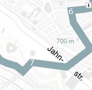 Karte zur nächsten Station